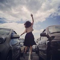 意境头像女背影