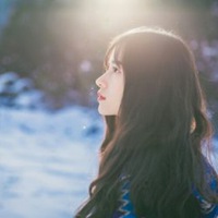 意境头像女背影