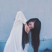 意境头像女背影