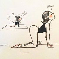 瑜伽头像女生意境图片大全
