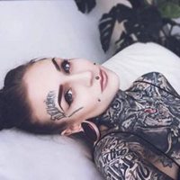 纹身女图头像霸气