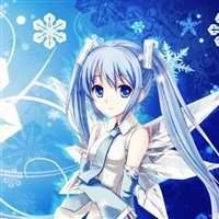 雪初音未来头像