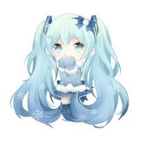 雪初音未来头像