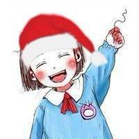 带着圣诞帽的动漫头像 唯美戴红色圣诞帽可爱头像