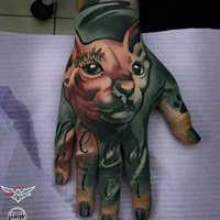 比鲁斯猫纹身图片大全 唯美比鲁斯猫纹身头像