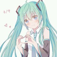 初音未来miku动漫头像 唯美miku美丽头像