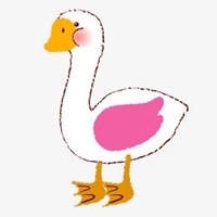 可爱鸭子头像卡通图片