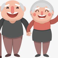 老年人健康长寿的微信头像