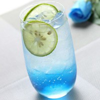 蓝柑柠檬气泡水图片