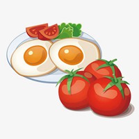 西红柿鸡蛋卡通头像