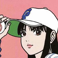棒球帽女孩头像图片动漫