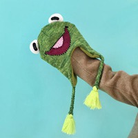 青蛙针织帽头像