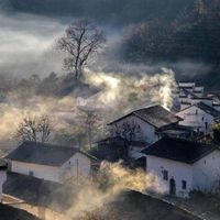 炊烟头像风景