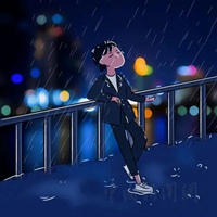 雨中图片伤感一个人男 一个男人在雨中孤独无奈图片