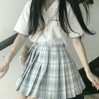 柠檬海盐jk头像 穿柠檬海盐jk制服女生头像