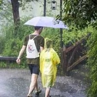 父亲给孩子打伞图片 父亲为孩子雨中撑伞图片