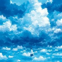 动漫云朵图片 宫崎骏唯美动漫云朵图片