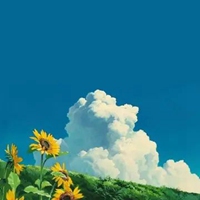 动漫云朵图片 宫崎骏唯美动漫云朵图片