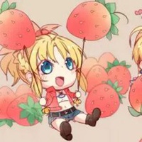动漫草莓少女图片 草莓女孩动漫图片唯美