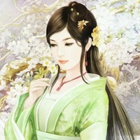 花瓣美女手绘图片 花瓣女人创意手绘图片