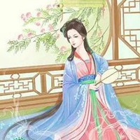 花瓣美女手绘图片 花瓣女人创意手绘图片