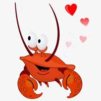 螃蟹头像 卡通可爱的螃蟹头像