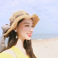 女生头像海边 海边夕阳侧脸的女生头像