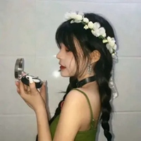 女生带花头像唯美 唯美个性女生戴花的头像