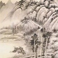 山河头像 水墨画山河头像