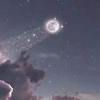 唯美的白月光洒落星空头像（15张图）