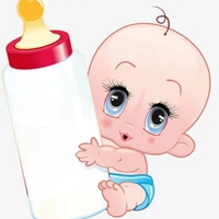 奶瓶头像 男生拿奶瓶可爱头像