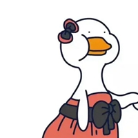 鹅的头像 卡通可爱大白鹅头像