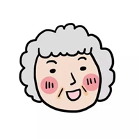 可爱的老太太头像图片 好看可爱卡通老太太头像