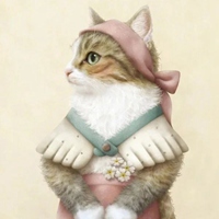 超萌穿衣服的猫咪拟人可爱头像