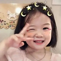韩国剪刘海小女孩头像 韩系刘海可爱小女孩头像
