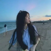 风景头像女生海滩 美女海滩边风景头像