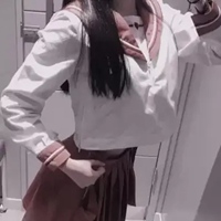 可爱女生穿jk头像 唯美穿着jk服装女生可爱头像