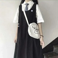 黑色jk制服头像霸气 好看的jk制服女生霸气黑色头像