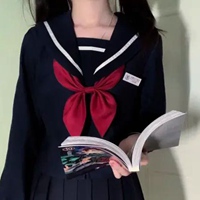 黑色jk制服头像霸气 好看的jk制服女生霸气黑色头像