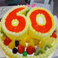 60大寿生日蛋糕图片大全