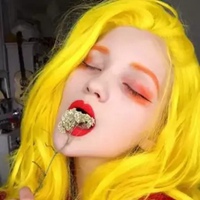 qq头像女生彩色头发 超拽炫酷彩色头发女生qq头像