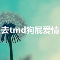 狗屁爱情头像 去tmd狗屁爱情头像带字