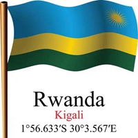 卢旺达国旗高清图片