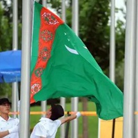 土库曼斯坦国旗高清图片