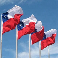 智利国旗高清图片