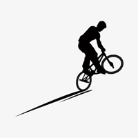 自行车运动头像 卡通自行车运动项目头像