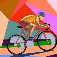 自行车运动头像 卡通自行车运动项目头像