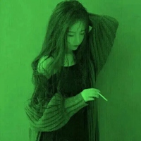绿色仙女头像