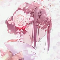超好看的动漫带樱花的女生头像