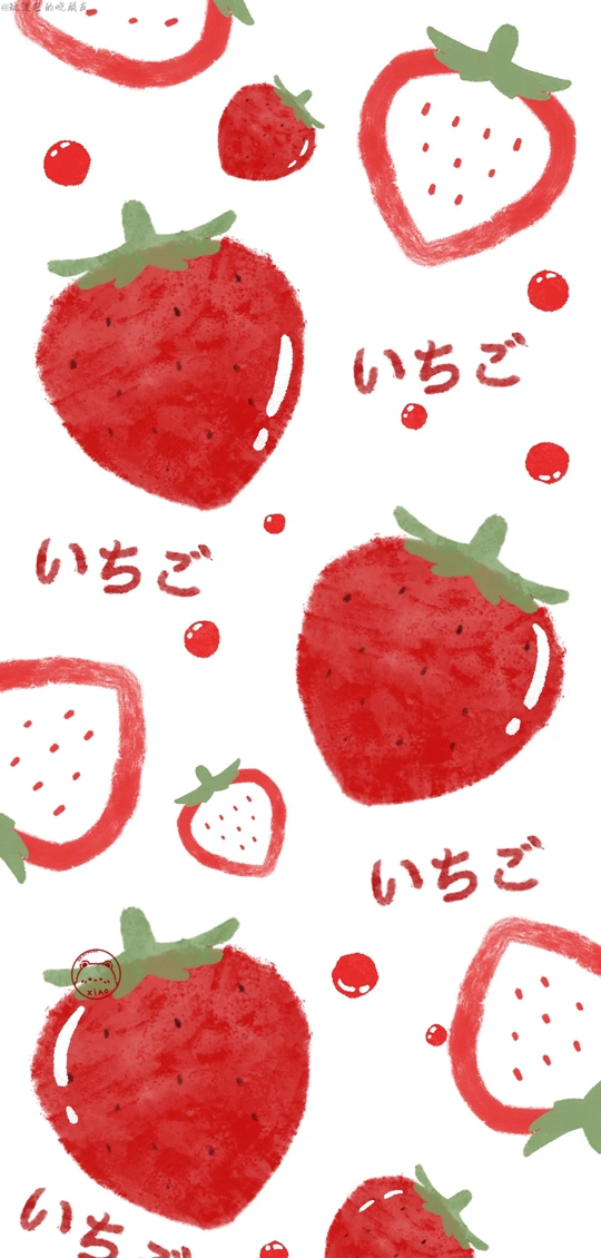 清爽夏季水果卡通壁纸